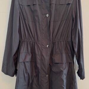 Hugo Boss Softshell Mid-Length Jacket - Navy Blue - US 8